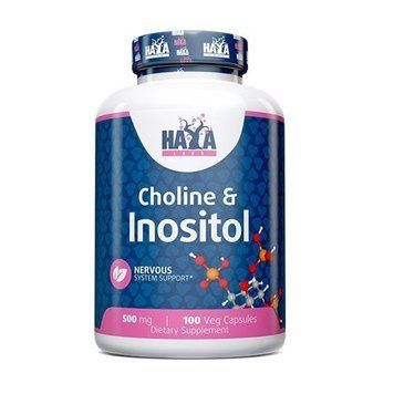 Вітаміни та мінерали Haya Labs Choline & Inositol, 100 вегакапсул CN12124 фото