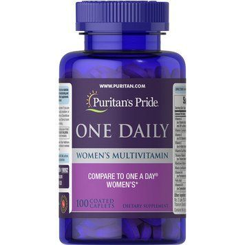 Вітаміни та мінерали Puritan's Pride One Daily Women's Multivitamin, 100 каплет CN6640 фото