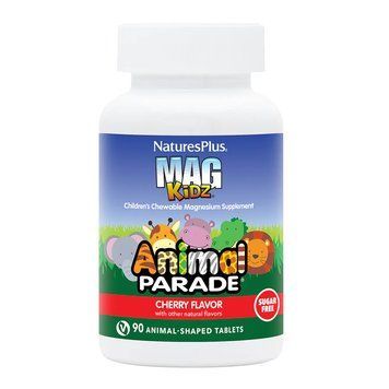 Вітаміни та мінерали Natures Plus Animal Parade Mag Kidz Sugar Free, 90 жувальних таблеток - Вишня CN11822-1 фото
