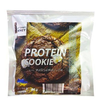 Протеїнове печиво Craft Whey Protein Cookie 60 грам, Marshmallow - Маршмеллоу CN16833 фото
