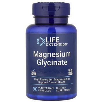 Гліцинат магнію Life Extension Magnesium Glycinate, 90 вегакапсул CN19942-1 фото