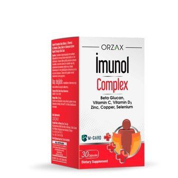 Імунол Orzax Imunol Complex, 30 капсул для підтримки імунної системи CN16273 фото