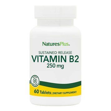 Вітаміни та мінерали Natures Plus Vitamin B2 250 mg, 60 таблеток CN12274 фото