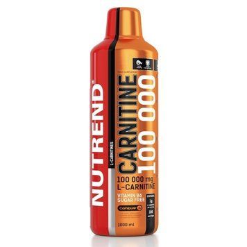 Жироспалювач Nutrend Carnitine 100 000, 1 л - Апельсин CN5755-3 фото