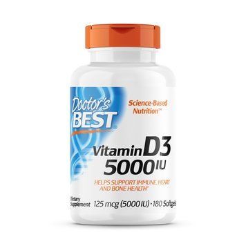 Вітаміни та мінерали Doctor's Best Vitamin D3 5000 IU, 360 капсул CN7845 фото