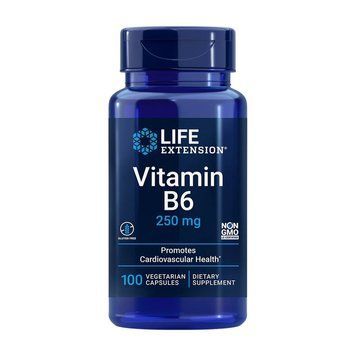 Вітамін В6 (піридоксин HCl) Life Extension Vitamin B6 250 mg, 100 вегакапсул CN14083 фото