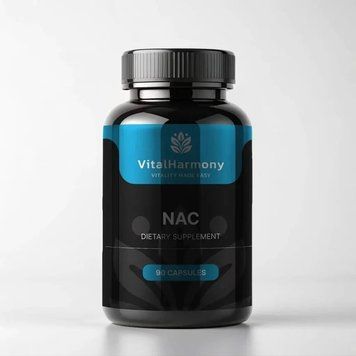 N-ацетил-L-цистеїн VitalHarmony NAC, 90 капсул CN16916 фото