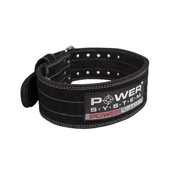 Пояс для важкої атлетики Power System PS-3800 PowerLifting, Black - S CN15391-5 фото