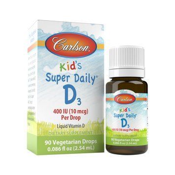 Вітаміни та мінерали Carlson Labs Kid's Super Daily D3, 2.54 мл CN9206 фото