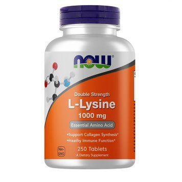 Амінокислота NOW L-Lysine 1000 mg, 250 таблеток CN3602 фото