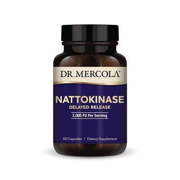 Наттокіназа Dr. Mercola Nattokinase 2000 FU, 60 капсул для підтримки серцево-судинної системи CN16545 фото