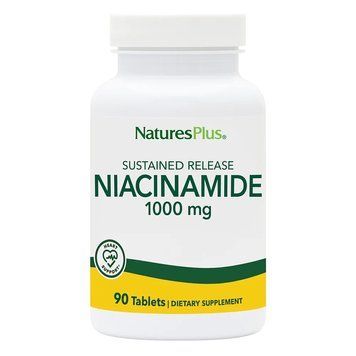 Вітаміни та мінерали Natures Plus Niacinamide 1000 mg, 90 таблеток CN9517 фото