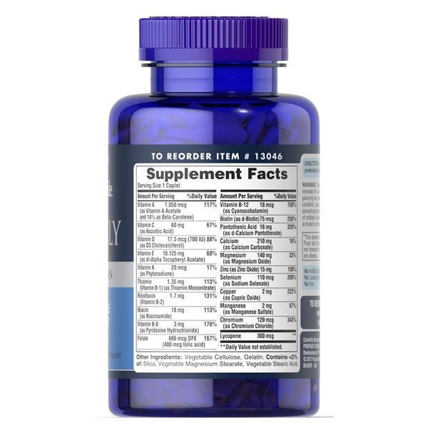 Вітаміни та мінерали Puritan's Pride One Daily Men's Multivitamin, 100 каплет CN13014 фото