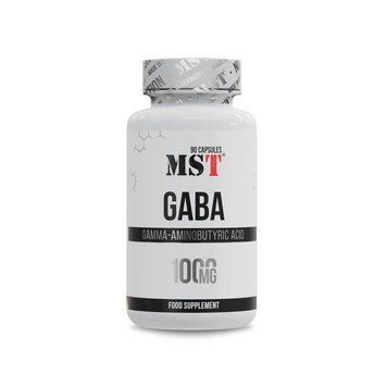 Гамма-аміномасляна кислота MST Nutrition GABA 1000, 90 капсул CN19950-1 фото