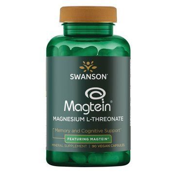 Магній L-треонат Swanson Magnesium L-Threonate Featuring Magtein&reg;, 90 капсул CN20632-1 фото