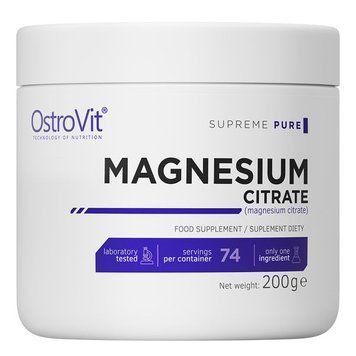 Вітаміни та мінерали OstroVit Magnesium Citrate, 200 грам CN6333 фото