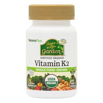 Вітаміни та мінерали Natures Plus Source of Life Garden Vitamin K2 120 mcg, 60 вегакапсул CN11830 фото