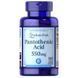 Вітаміни та мінерали Puritan's Pride Pantothenic Acid 550 mg, 100 капсул CN13016 фото 1