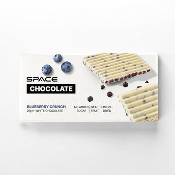 Білий шоколад Spacefood Space Chocolate Blueberry Crunch, 25 грам - Чорниця CN20074-1 фото