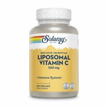 Ліпосомальний вітамін C Solaray Liposomal Vitamin C 500 mg, 100 вегакапсул CN20529-1 фото
