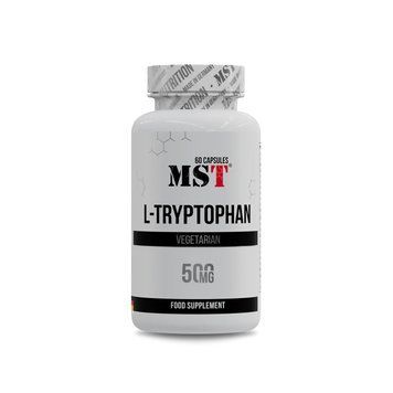 Амінокислота MST Nutrition L-Tryptophan 500 mg, 60 капсул CN15466 фото