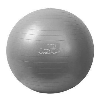 М'яч для фітнесу Power Play 4001 65 см, Grey із насосом CN10649 фото