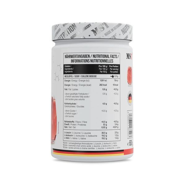 Амінокислоти MST Nutrition BCAA ZERO, 500 грам - Вишня CN19953-3 фото
