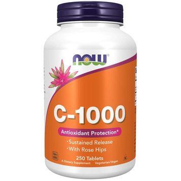 Вітаміни та мінерали NOW Vitamin C-1000, 250 таблеток CN6706 фото