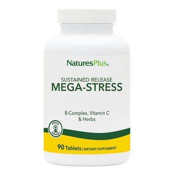 Вітаміни та мінерали Natures Plus Mega-Stress Complex, 90 таблеток CN11730 фото
