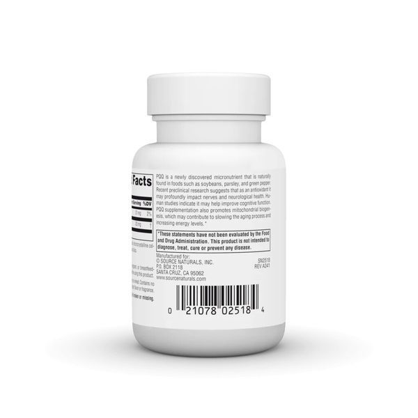 Піролохінолінхінон Source Naturals PQQ Mind, 30 таблеток CN20148-1 фото
