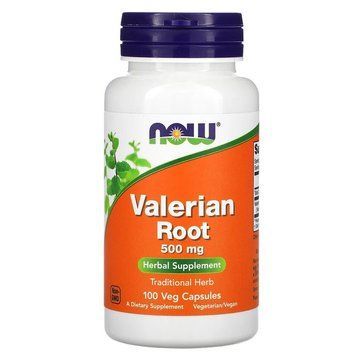 Натуральна добавка NOW Valerian Root 500 mg, 100 вегакапсул CN8357 фото