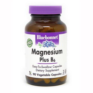 Вітаміни та мінерали Bluebonnet Nutrition Magnesium plus B6, 90 вегакапсул CN5139 фото