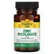 Вітаміни та мінерали Country Life Zinc Picolinate 25 mg, 100 таблеток CN10486 фото 1