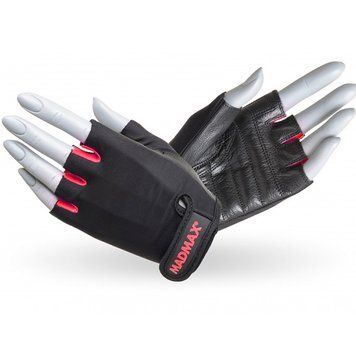 Рукавички для фітнесу MAD MAX Rainbow MFG 251, Black/Red - XS CN3457-4 фото