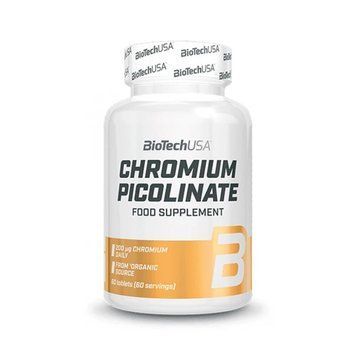Вітаміни та мінерали BioTech Chromium Picolinate, 60 таблеток CN15476 фото