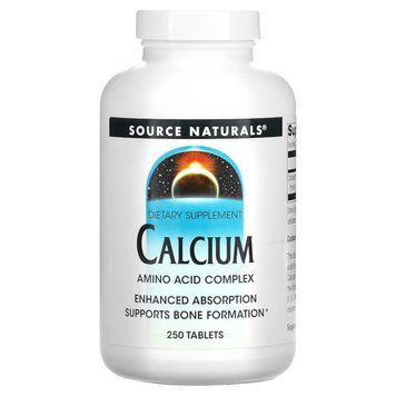 Вітаміни та мінерали Source Naturals Calcium, 250 таблеток CN12568 фото