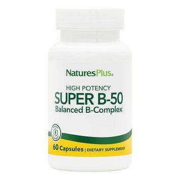 Вітаміни та мінерали Natures Plus Super B-50, 60 вегакапсул CN11733 фото