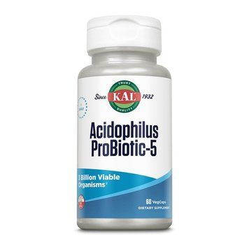 Пробіотичний комплекс KAL Acidophilus Probiotic-5, 60 вегакапсул CN20466-1 фото