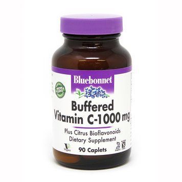 Вітаміни та мінерали Bluebonnet Nutrition Buffered Vitamin C 1000 mg, 90 каплет CN3956 фото