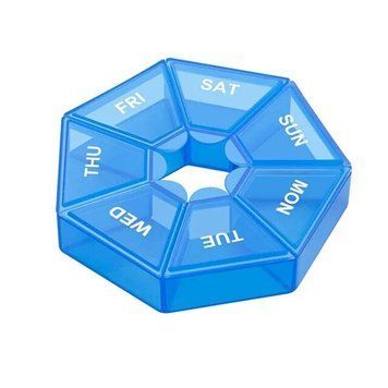 Таблетниця Semi 7Days Mini Pill Box, Blue CN14418 фото