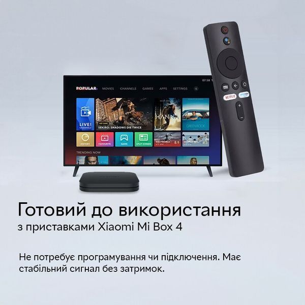 Універсальний пульт для приставки Xiaomi Mi Box Semi Bluetooth Voice Remote (XMRM-00A) з голосовим керуванням CN15931 фото