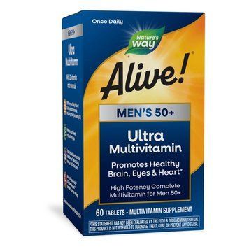 Вітаміни та мінерали Nature's Way Alive! Once Daily Men's 50+ Ultra Potency, 60 таблеток CN12293 фото