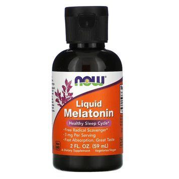 Натуральна добавка NOW Liquid Melatonin, 60 мл CN11366 фото