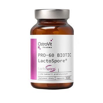 Пробіотик OstroVit Pharma PRO-60 BIOTIC LactoSpore, 60 капсул CN14352 фото