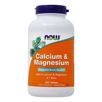 Вітаміни та мінерали NOW Calcium & Magnesium, 250 таблеток CN10199 фото