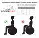 М'яч для фітнесу Power Play 4003 65 см, Lilac із насосом CN10684 фото 4
