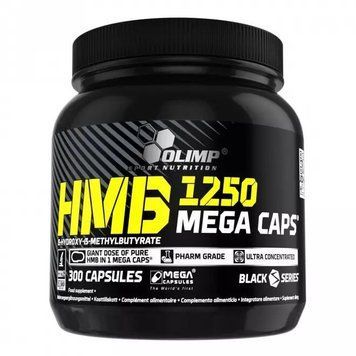 Післятренувальний комплекс Olimp Sport Nutrition HMB 1250 Mega Caps, 300 капсул CN14649 фото