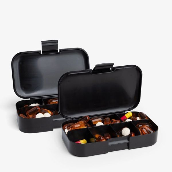Таблетниця Smart Shake Pill Box Organizer 2-Pack, Black CN14968 фото