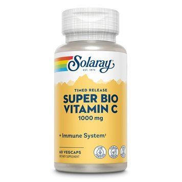 Вітаміни та мінерали Solaray Super Bio Vitamin C Timed Release, 60 вегакапсул CN10204 фото