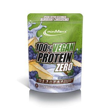 Протеїн Ironmaxx 100% Vegan Protein, 500 грам - Чорничний чізкейк CN8393-5 фото